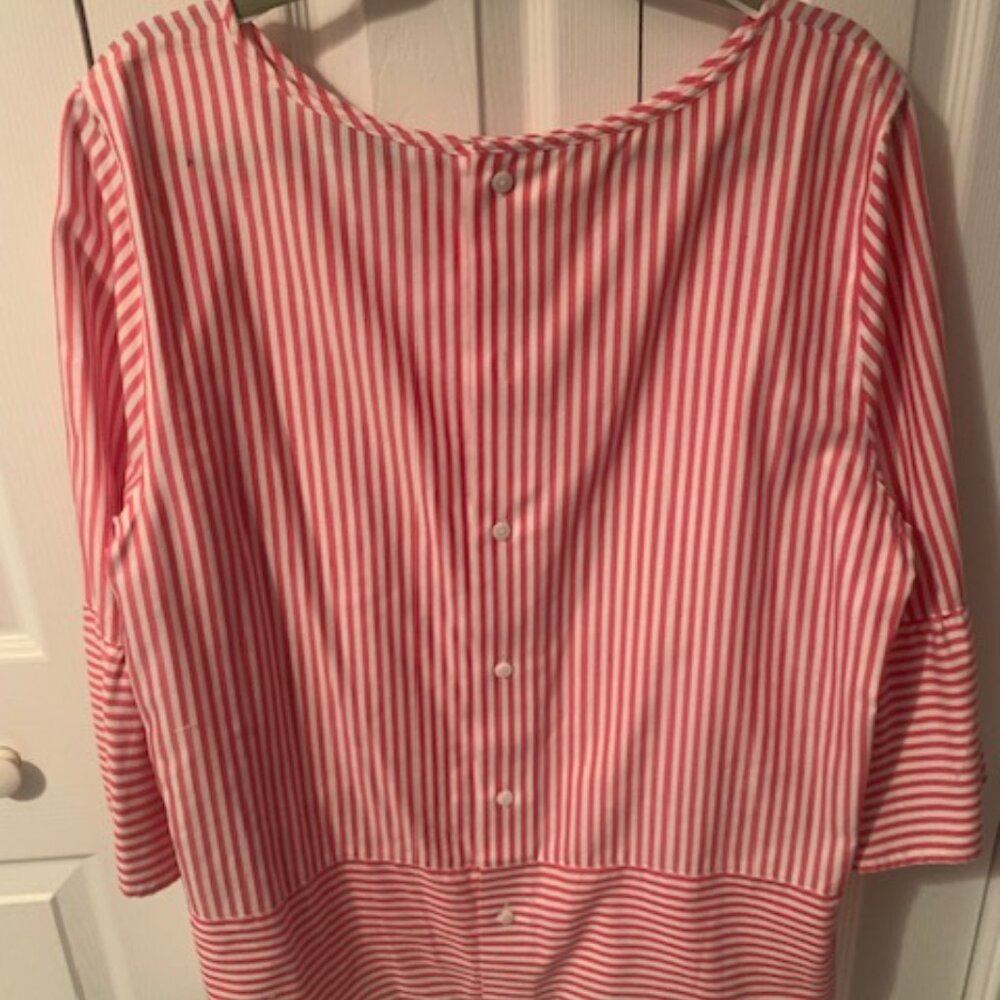 NWT-Foxcroft Striped Blouse! - Picture 2 of 4